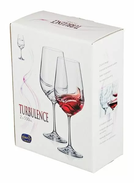 Набор из 2 бокалов для вина АРТИ-М Turbulence 674-510